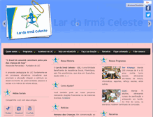 Tablet Screenshot of lardairmaceleste.org.br